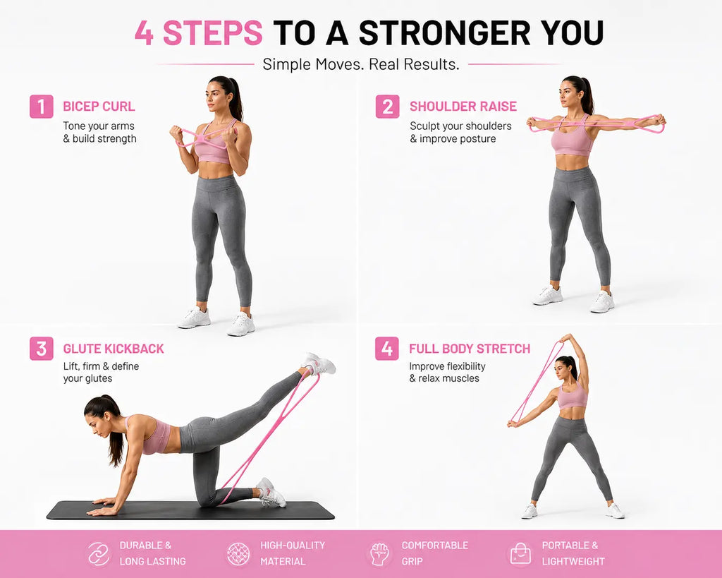 Shaped Fitness Resistance Band Fitness Freshy Club